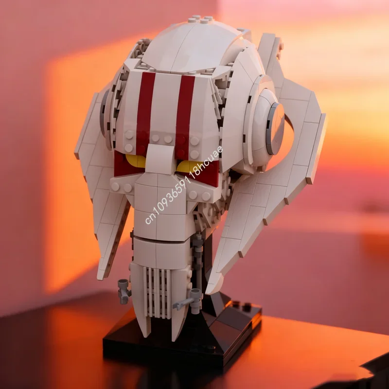 

405 шт. MOC Grievous, коллекция шлемов, звездная модель, строительные блоки, архитектура, сборная игрушка, сделай сам, идея для рождественского подарка, образование
