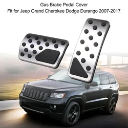 2Pcs Gas Brake Pedal Cover For Jeep Grand Cherokee Dodge Durango 2011-2019 Car Replacement Parts 82212055