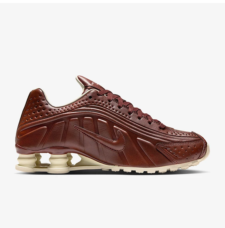 Original Nike Shox R4 Damen-Laufschuhe mit Luftpolsterung und niedrigem Schaft IM6690-220 – Detail 5