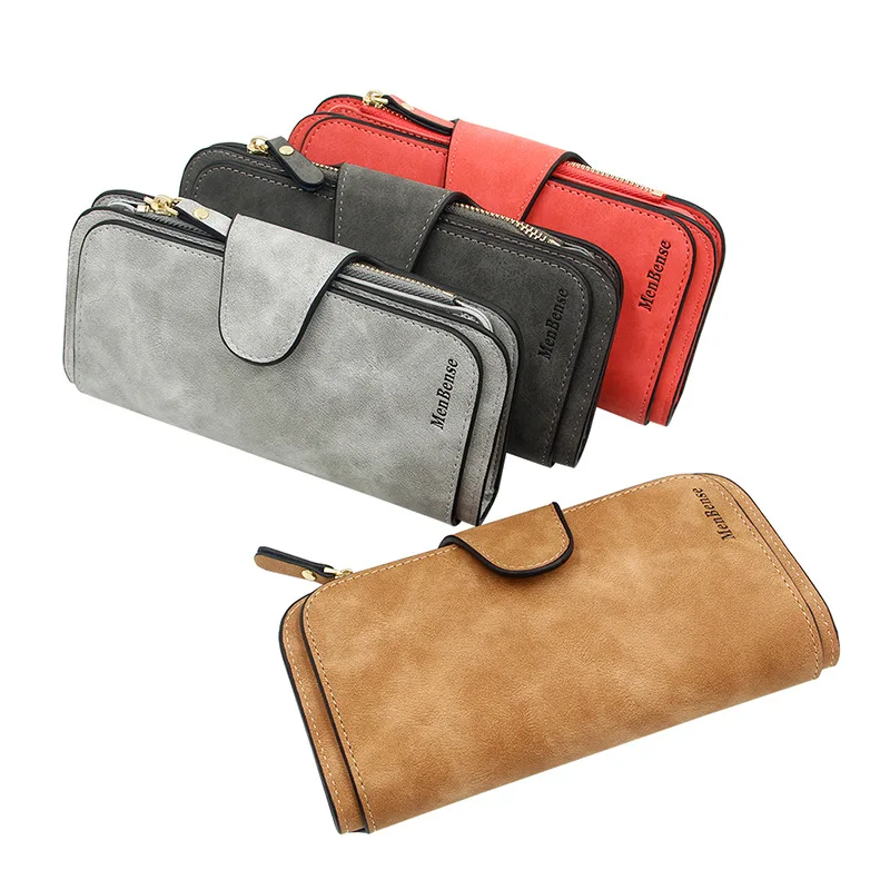 

New Fashion Women's Purse Buckle Student Zero Long Zipper Wallet Women Handbag