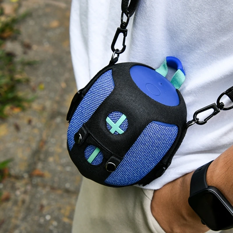 مكبر صوت مقاوم للماء متوافق مع البلوتوث قشرة صلبة ، حقيبة حمل للسفر ل UE Wonderboom ، حماية بأشرطة قابلة للتعديل