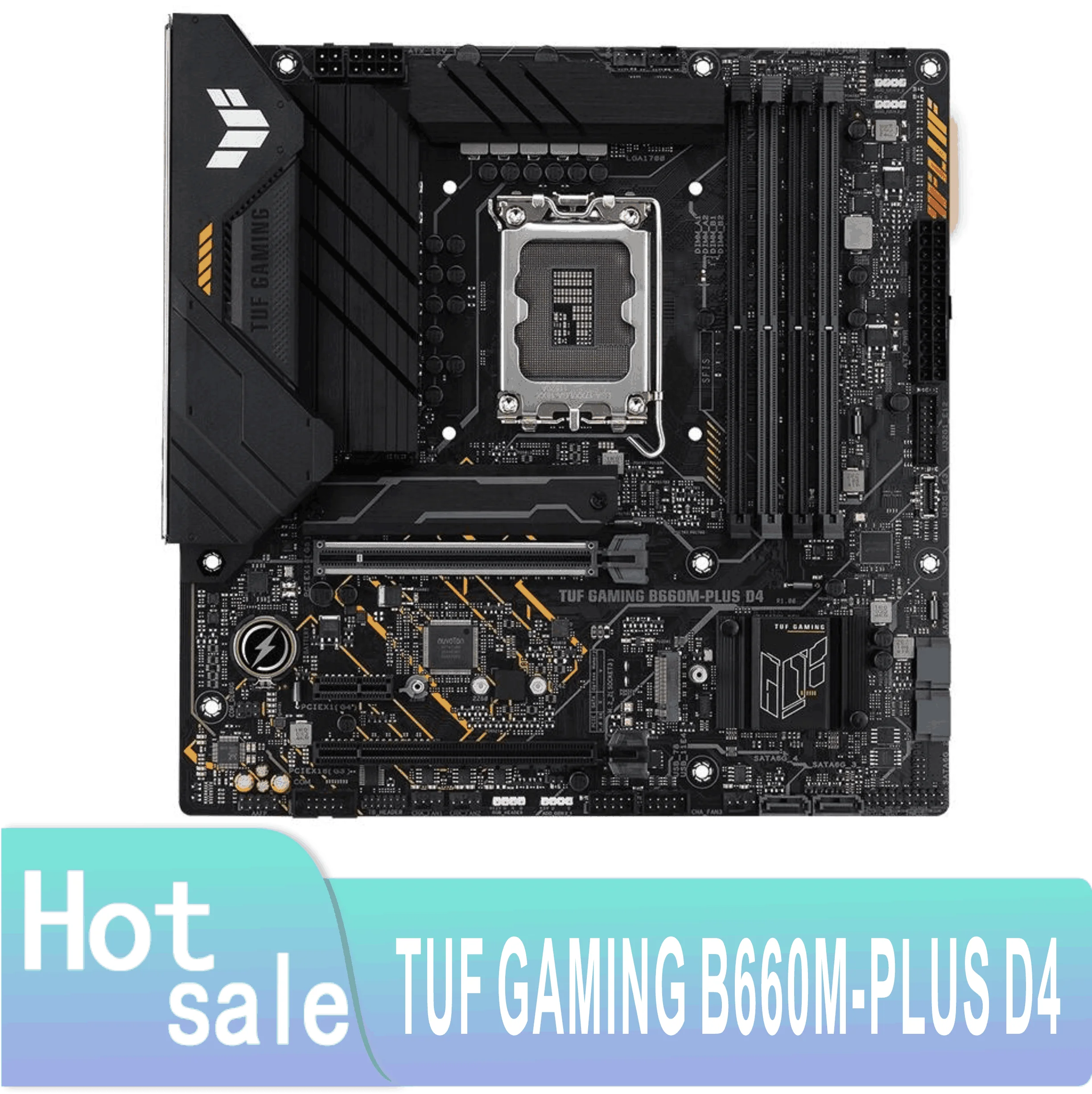 TUF GAMING B660M-PLUS D4  B660 DDR4  LGA 1700 Support 12400F 12400 i3 12100F