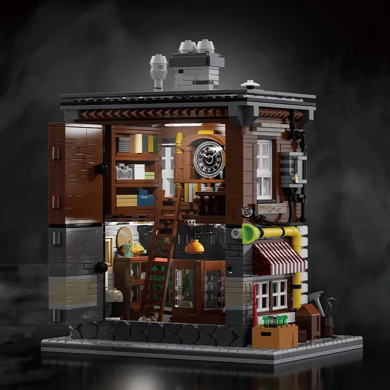 

1954PCS Antique Shop Model Building Block MOC Modular Architecture City Street View Bricks DIY Toy Creative Idea Gift Kid Aldult