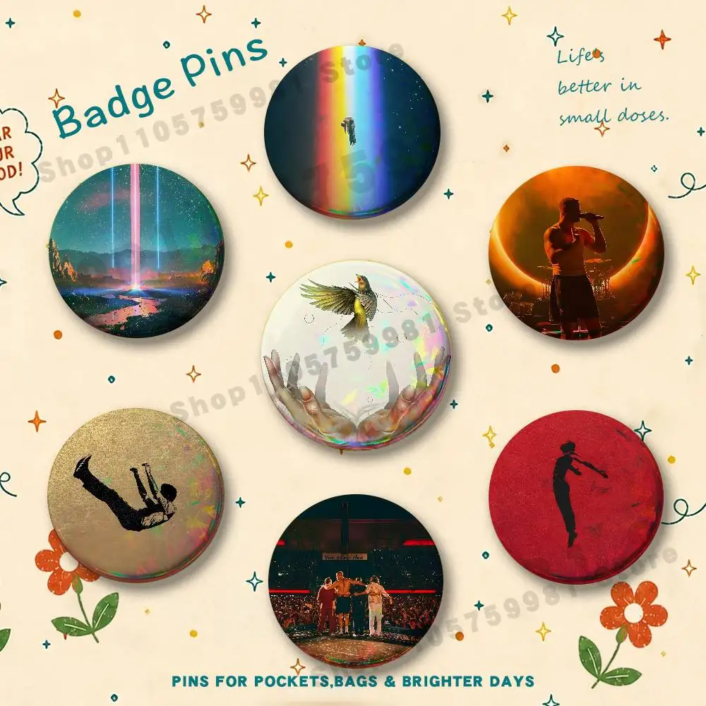 2026 I-Imagine D-Dragons Band LOOM Badges Cartoon Character Pins Brooch for Bag Shoes Decoration Jewelry Gifts