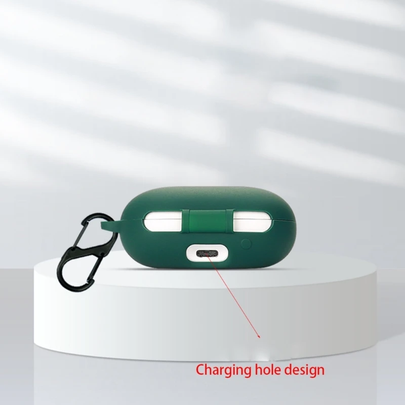 غلاف حماية من السيليكون لهاتف Anker SoundCore Space A40 واقي لسماعة الرأس اللاسلكية غلاف حماية من الأتربة