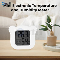 Mini LCD Digital Thermometer Hygrometer for Study Room Bedroom High-Precision Temperature and Humidity Meter Sensor