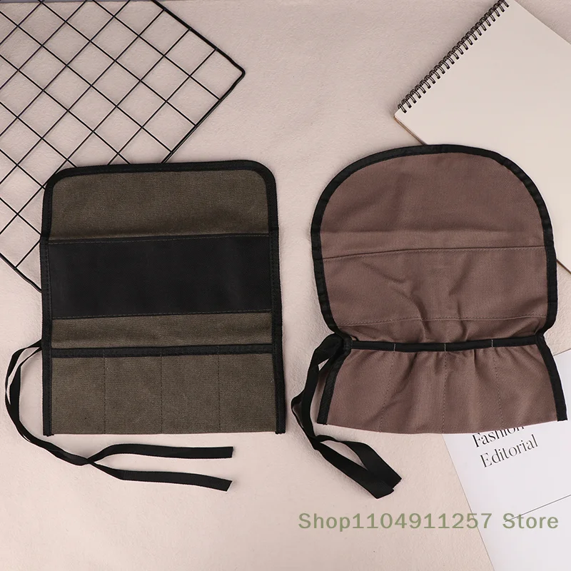 Multitasking Canvas Storage Bag With Wood Carving Tools For DIY Enthusiasts And Skilled Craftsmen