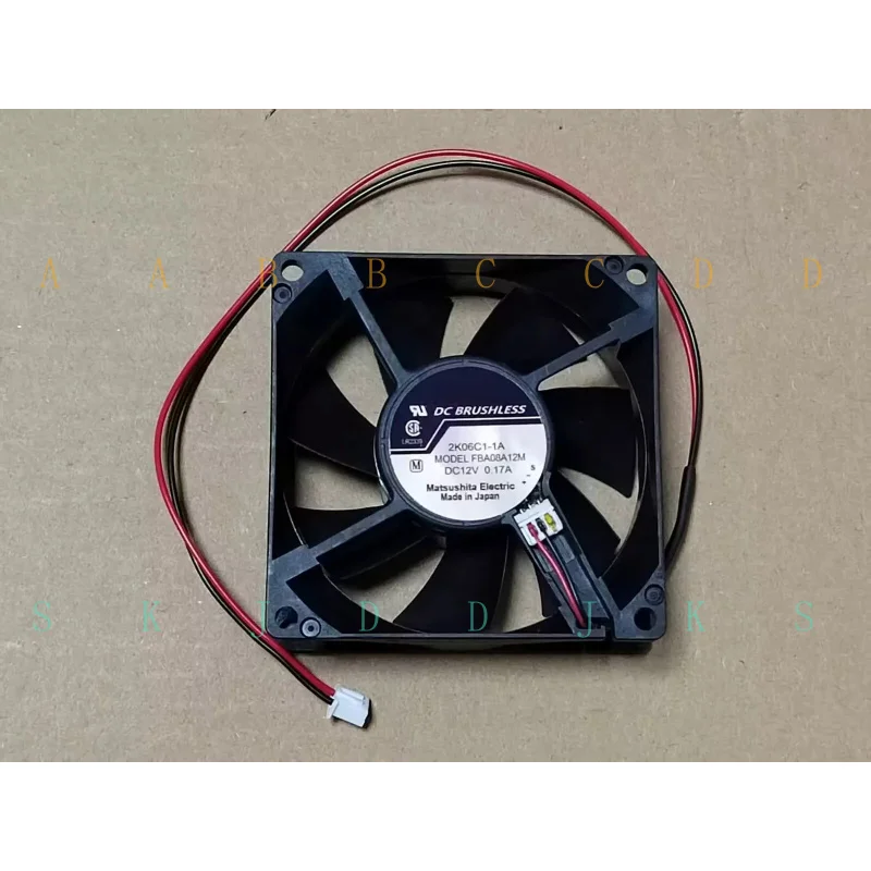 M  1 pcs PANAFLO 8025 8CM FBA08A12M 12V Hydraulic Axial Flow Cooling Fan