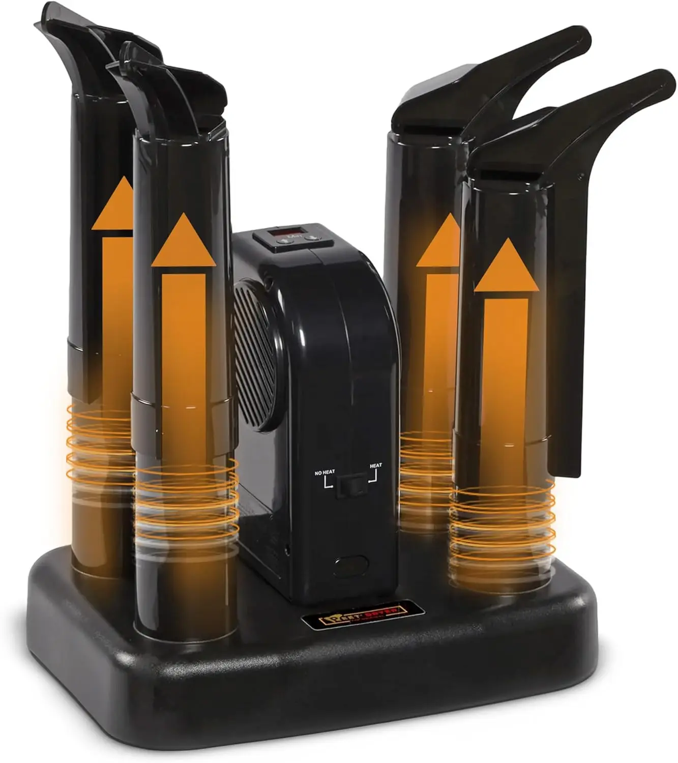 

Электрическая сушилка для обуви и ботинок с вентилятором и регулировкой нагрева, произведена в США для быстрой сушки