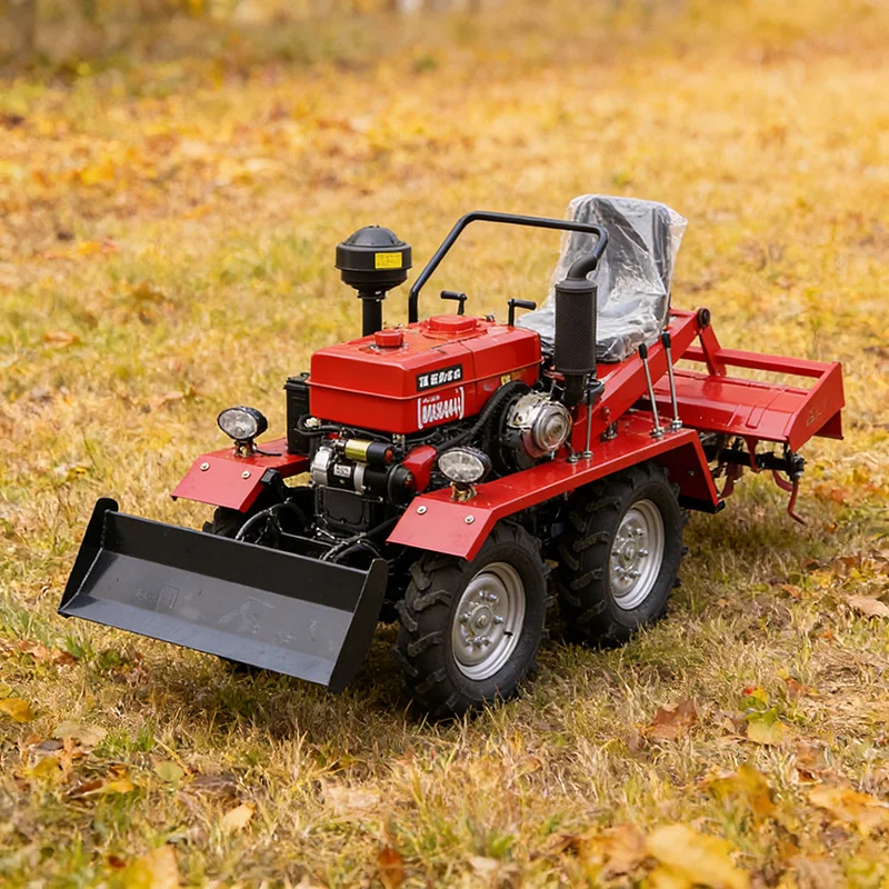 

Customized Multifunctional Small Crawler Tractor Powered Machine, Crawler Rotary Tiller, Micro Tiller & Plowing Machine