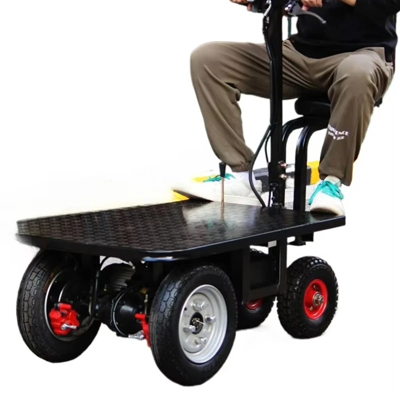 

Electric Platform Trolley Warehouse Portable Trolley Flat