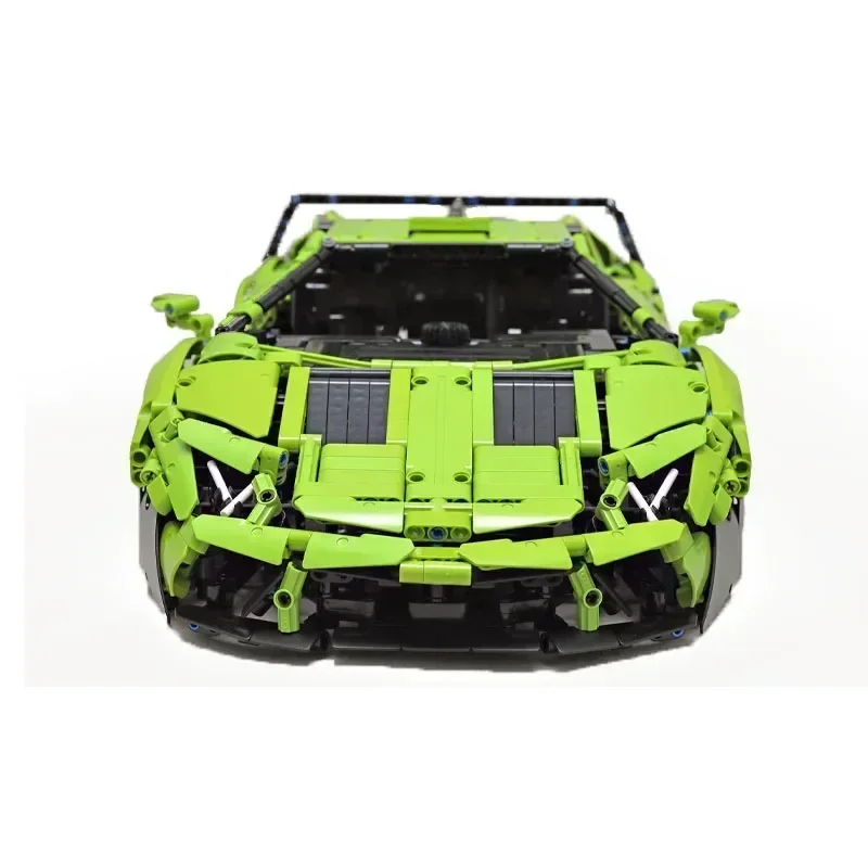 MOC-101956 Supercar Brick Sc18 Racing Car Ratio 1:8 Vehicle Sport Model Technology Bricks Kids Toys Kids Birthday Present