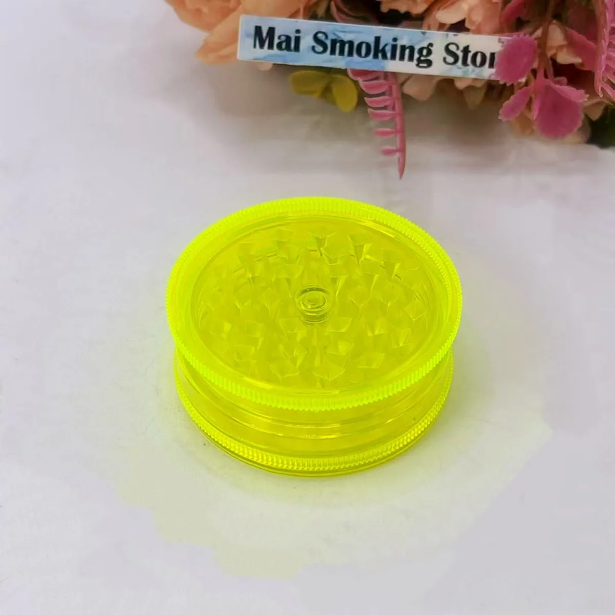 40/60mm Plastic Herb Grinder 3-layer Manual Spice Salt Mill Pepper Mortar Pestle Tobacco Grass Grinder Cigarette Smoke Tool - view 4