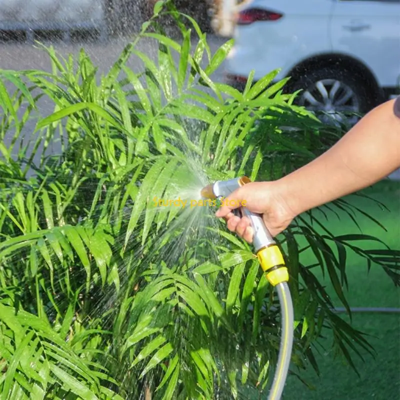 97QC Logam Taman Taman Taman Penyemprot Air Penyemprot Waterer Water Selang Rumah Tangga Lawn Cuci Senjata Penyiraman