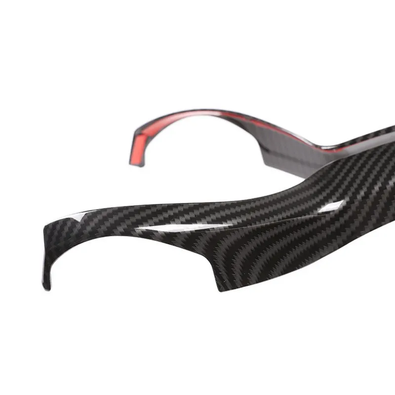 Car Carbon Texture Steering Wheel Trim For BMW M Sport F20 F21 F30 F31 F10 F11 F06 F12 2012-2017 F22 F32 X5 F15 X6 F16 2014-2017