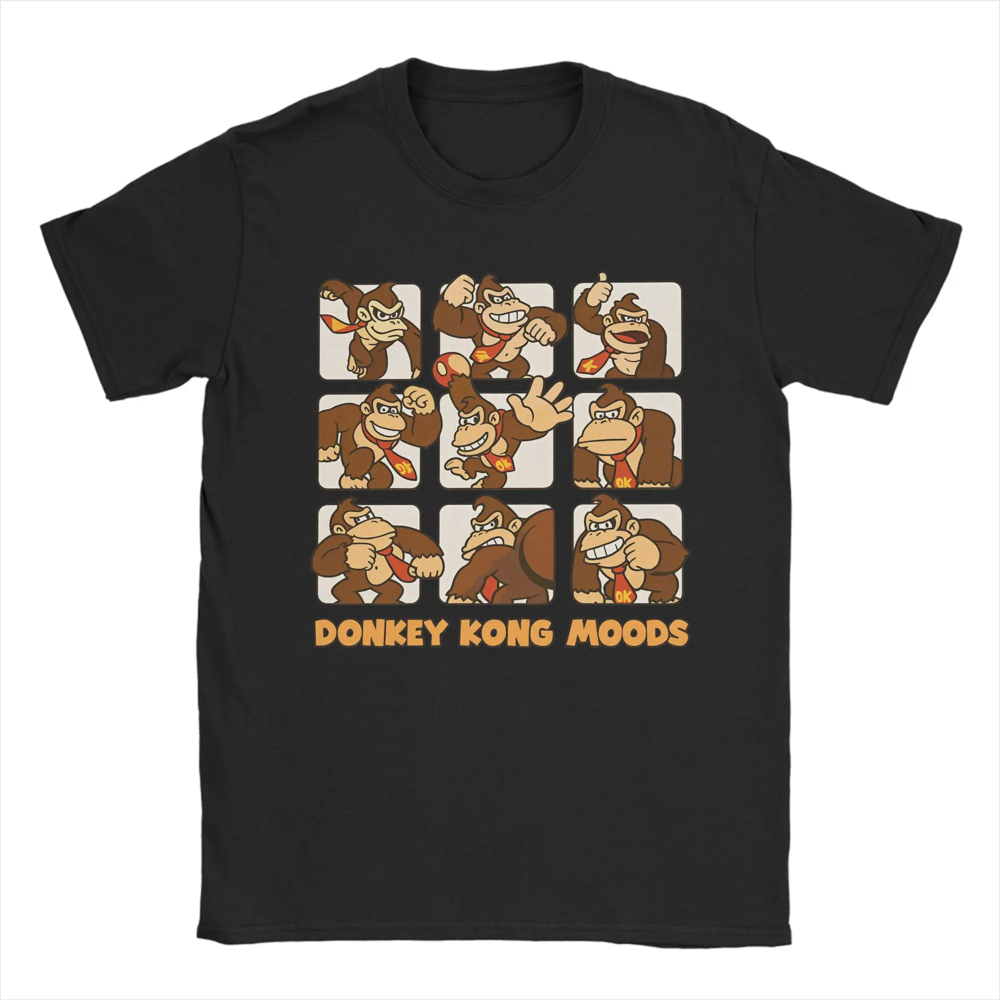 

Donkey Kong Arcade Game Men T Shirts Novelty Tees Short Sleeve O Neck T-Shirt 100% Cotton 4XL 5XL Tops