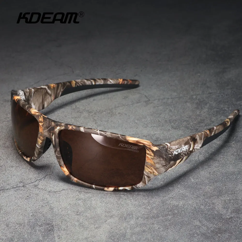 

KDEAM Polarizing Sunglasses Men's Outdoor Fishing Cycling Glasses Fashion Sun Protection Uv400 Sports Sunglasses HD Lenses