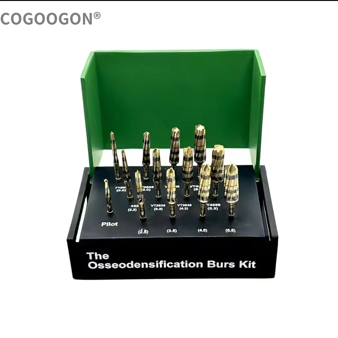 Professional Dental Osseodensification Burs Implant Drill Kit for Maxillary Sinus Lift Surgery Surgical Tools Set