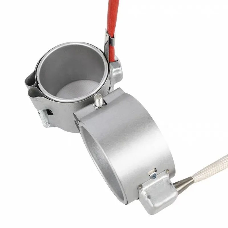 10pcs 220V Ceramic Band Heaters Heating Element Stainless Steel Band Heater Heating Ring for Injection Molding Machine