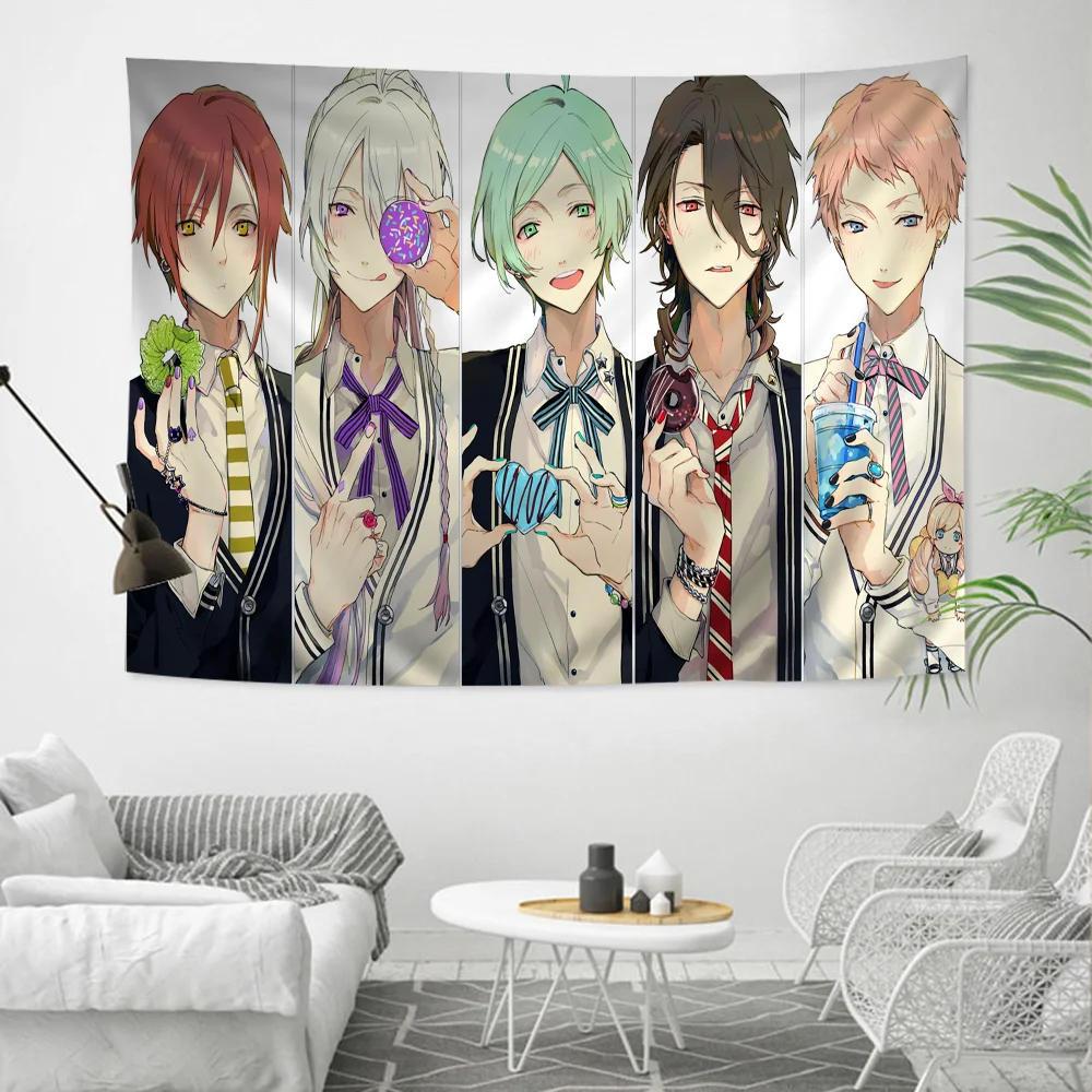 Ensemble Stars GAME Hanging Bohemian Tapestry Bohemian Wall Tapestries Mandala Kawaii Room Decor