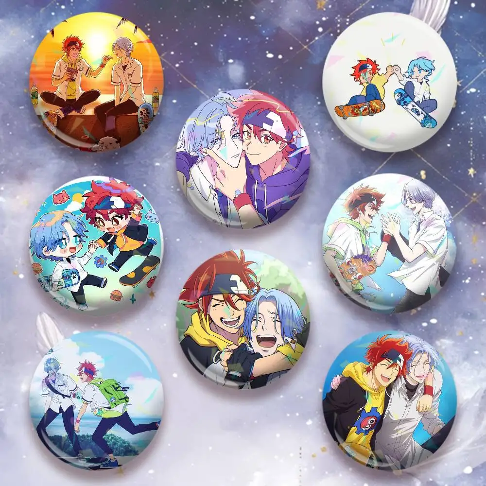 Anime SK8 The Infinity Cartoon  Icon Badge Handmade Tinplate Brooch for Chest Ornament Gifts Easter decorations