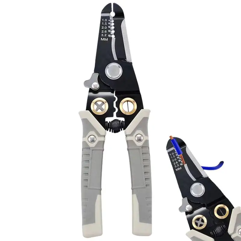 

Wire Stripper Crimping Cable Cutter Wire Stripping Pliers Electrician Crimper For Aluminum Wires Steel Wires Communications