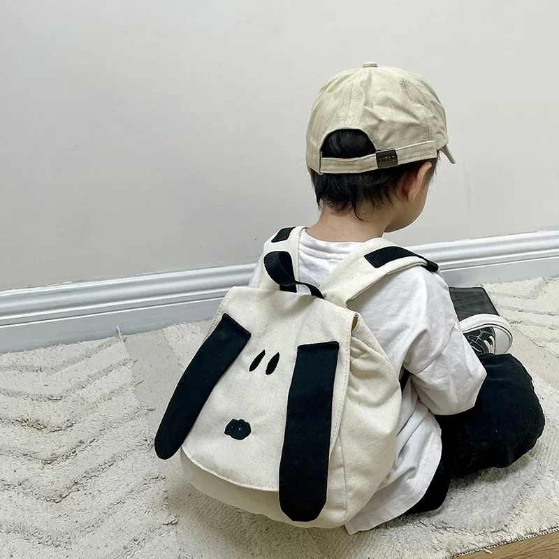 Mochila escolar de dibujos animados para niños y niñas, bolsa bonita para guardería, accesorios para mochilas