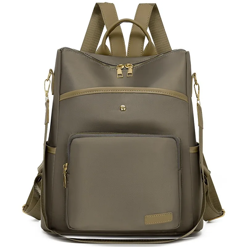 حقيبة كروس نسائية حقيبة كتف جلدية ناعمة جديدة على الطراز الكوري حقيبة ظهر كلاسيكية بسيطة بلون سادة حقيبة سفر عصرية