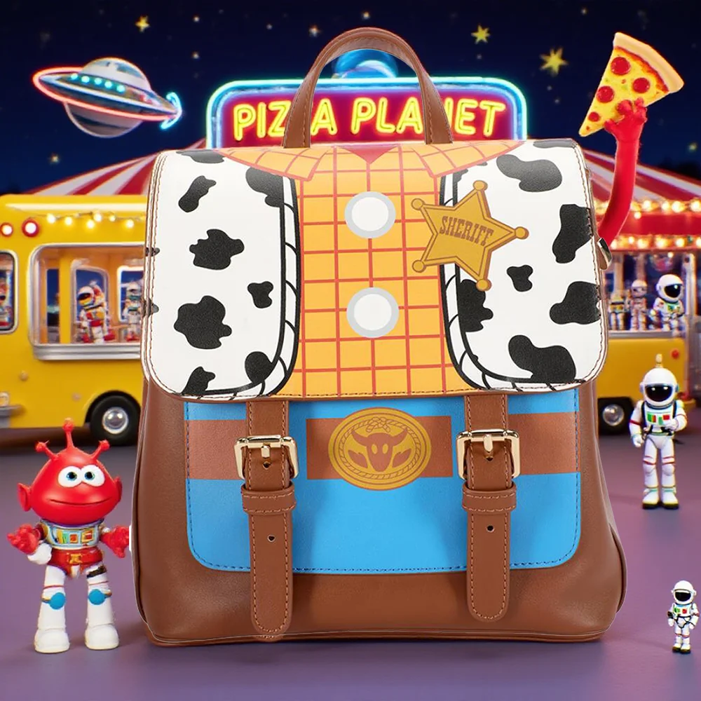 

Disney Officially Licensed Toy Story Sherif Woody Pu Leather Shoulder Bag Crossbody Bag Handbag Party Pride Month Independence