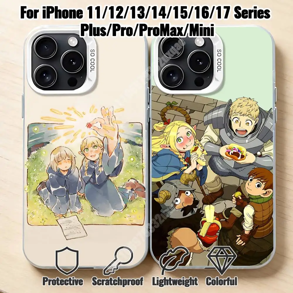 

D-Delicious In Dungeon-S Phone Case for iPhone 17 16 Pro Plus 15 14 13 Max Mini 12 11 X XS Air Shield Bumper