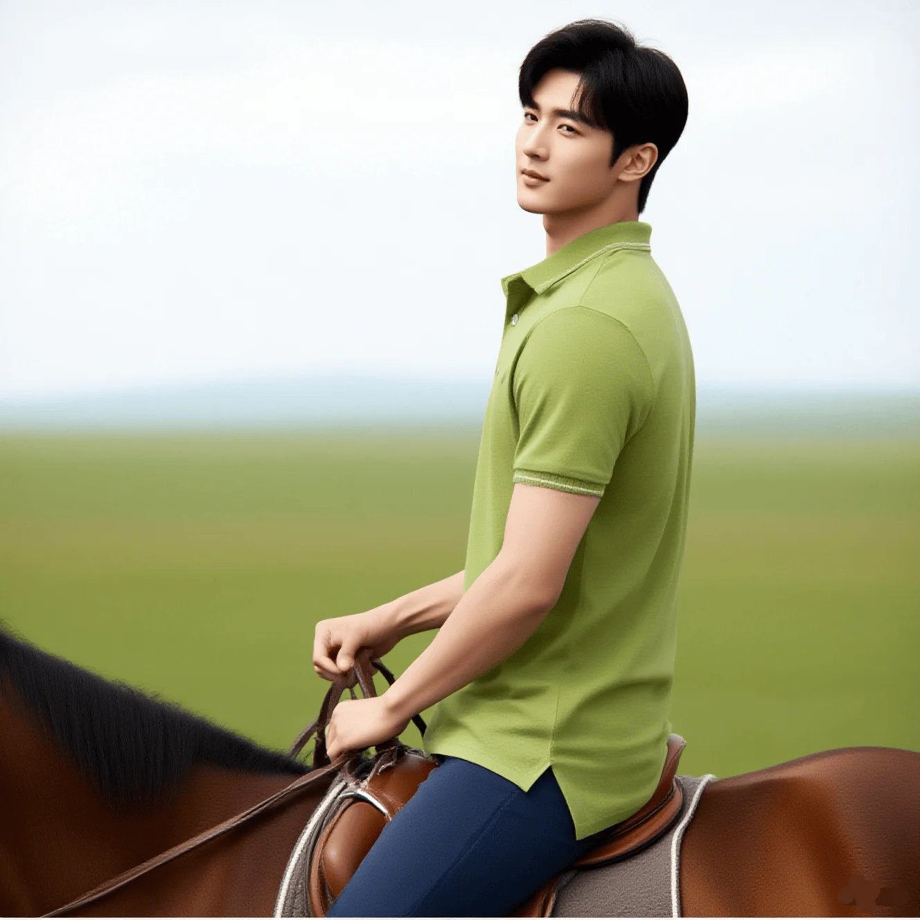 

New Men's Short Sleeve Polo Shirts Solid Color Casual T-shirt Summer Trendy Breathable Loose Basic Splice Top Pockets Men Shirts