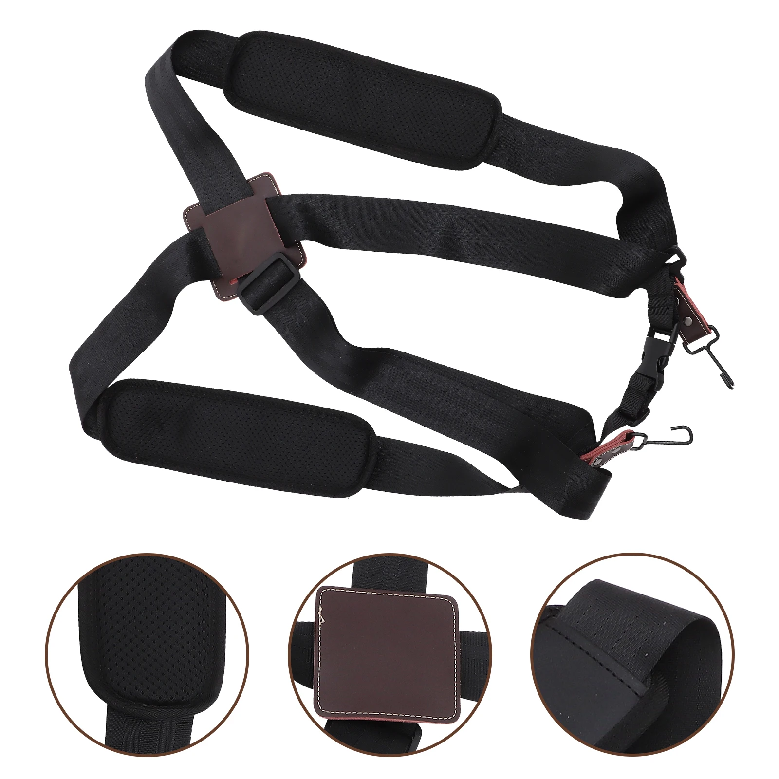

Djembe Strap African Drum Accessories Shoulder Tambourine Black Accessory Child