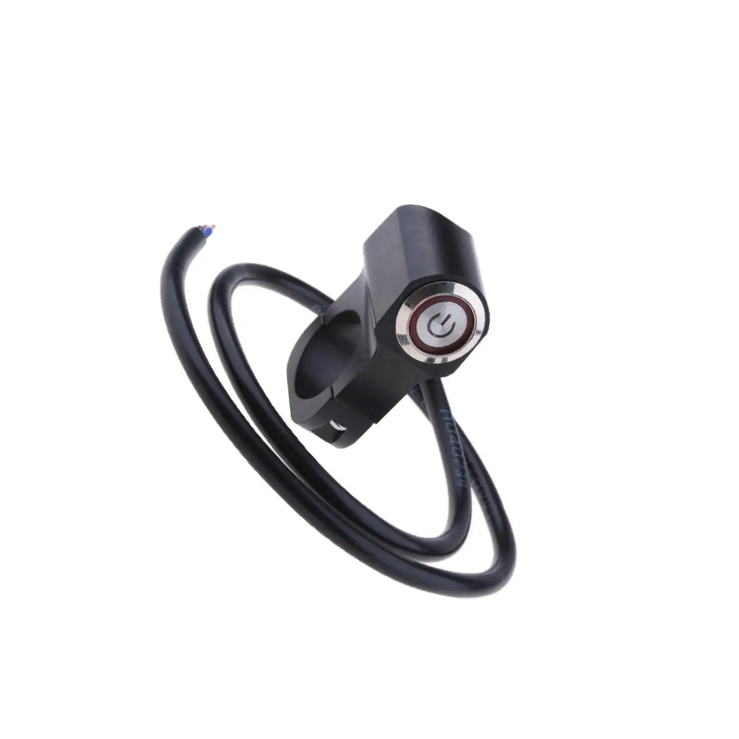 

Кнопочный переключатель включения/выключения фар на руле из алюминиевого сплава, белый