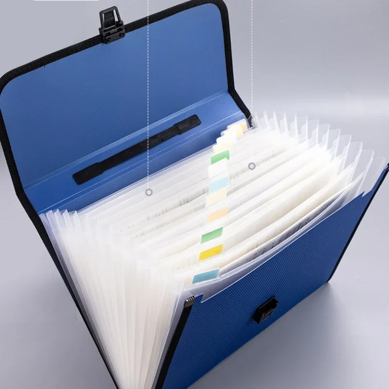 A4 Large Capacity Expanding File Folders 13 Layer File Folder Multi Function Storage Briefcase Document Organizer Document Pack