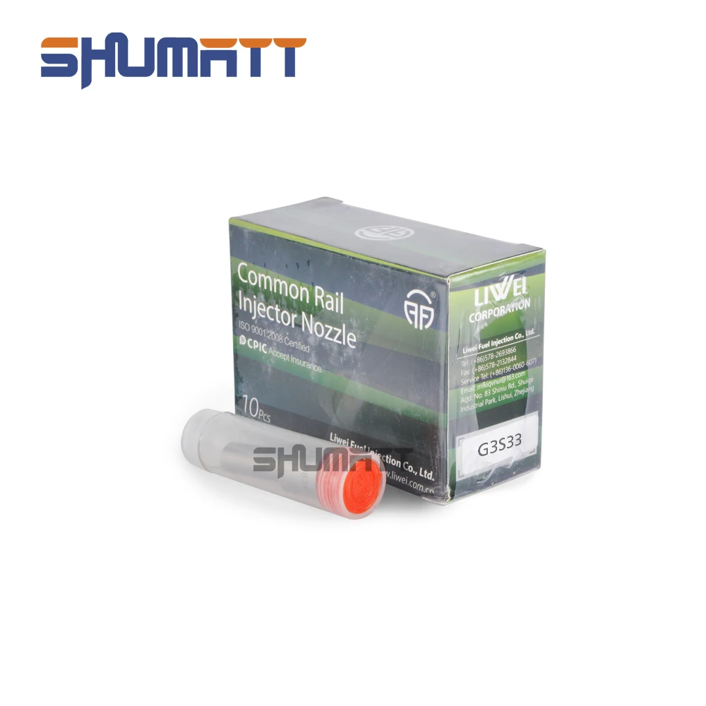 4PCS LIWEI G3S33 Common Rail Injector Nozzle 293400-0330 For Injector 295050-0460 295050-0810 295050-0200 295050-0510