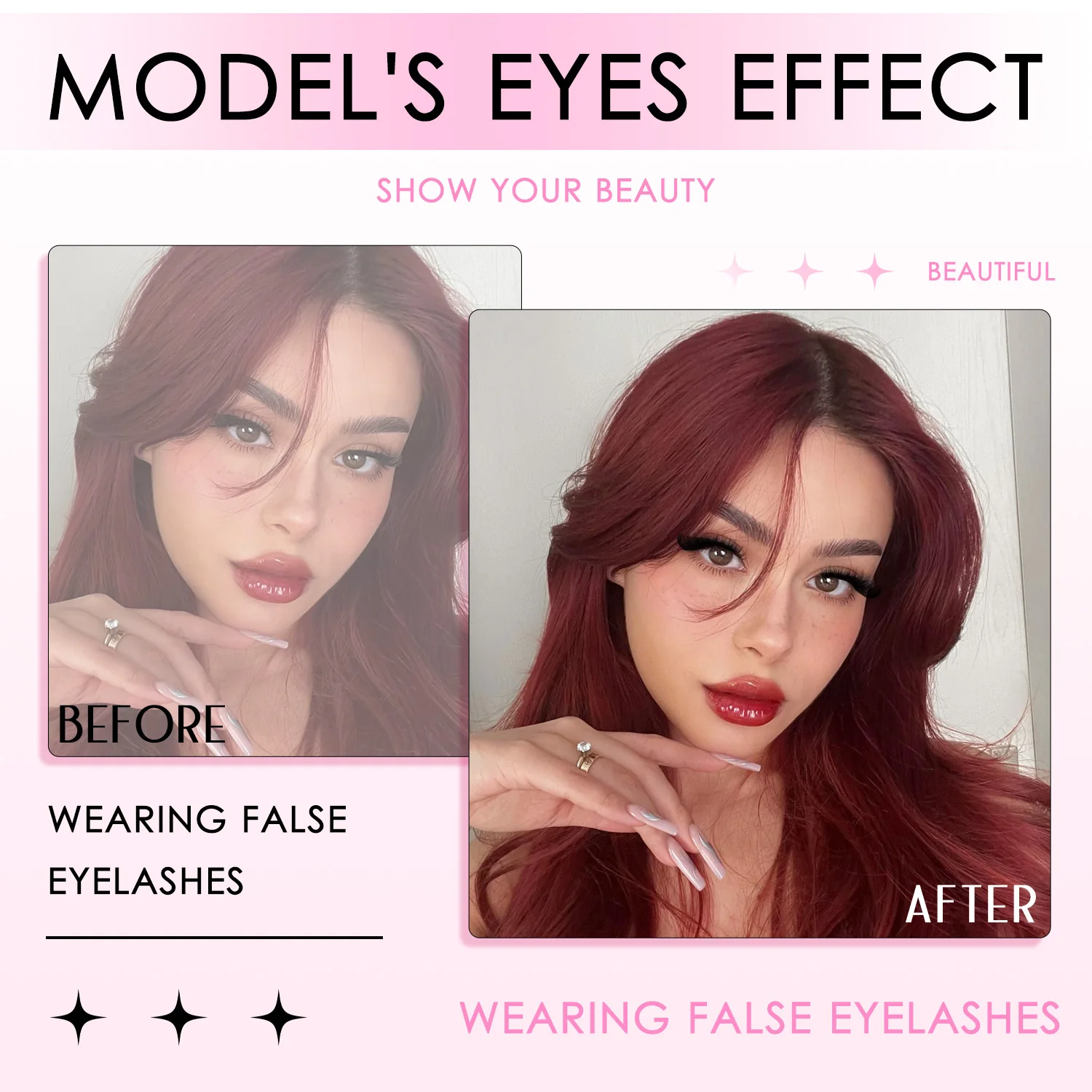 Kit de grupos de pestañas MOONKALI, volumen 3D y pestañas finas, juego de extensiones de pestañas naturales DIY con pegamento y pinzas, grupo de pestañas