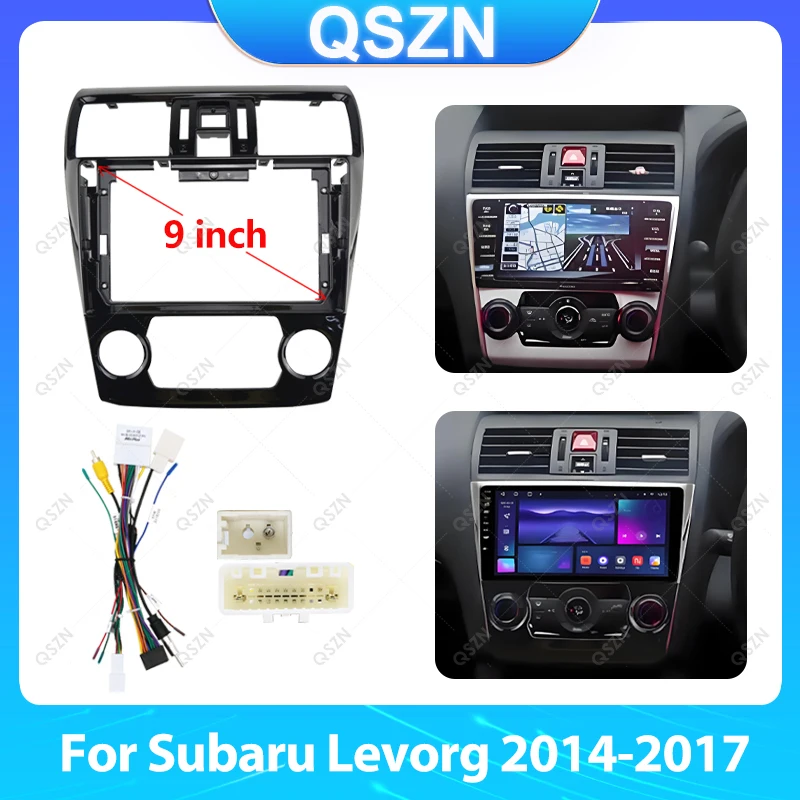 

Для Subaru Levorg 2014-2017 9-дюймовый УФ-черный большой экран Автомобильная фаска Стерео 2Din Адаптер Рамка Аудиоплеер Приборная панель Рамка