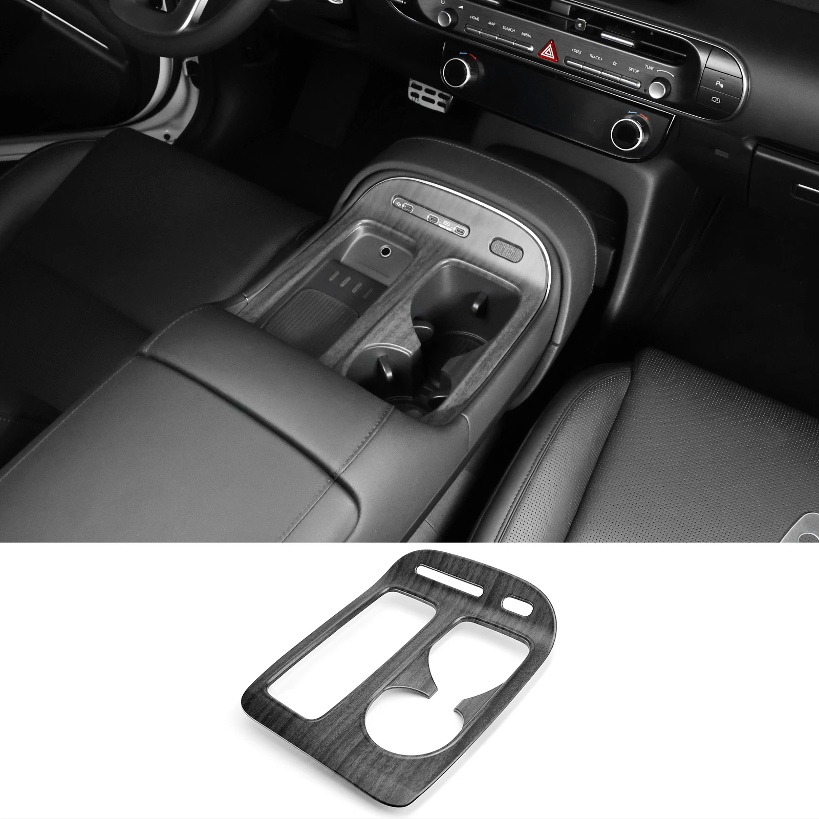couvercle-de-changement-de-vitesse-pour-console-centrale-porte-gobelet-d'eau-garniture-de-cadre-pour-hyundai-palisade-lx3-2025-2026