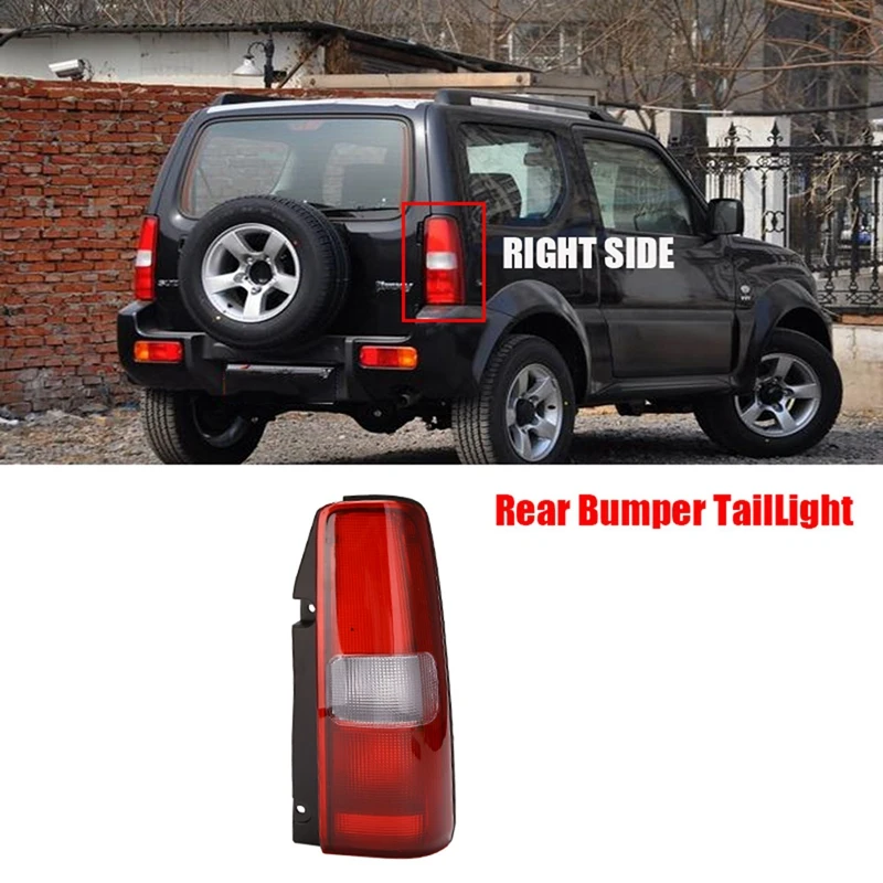 Car Side Rear Bumper Taillight Fog Lamp Shell For SUZUKI Jimny 2006-2016 No Bulbs