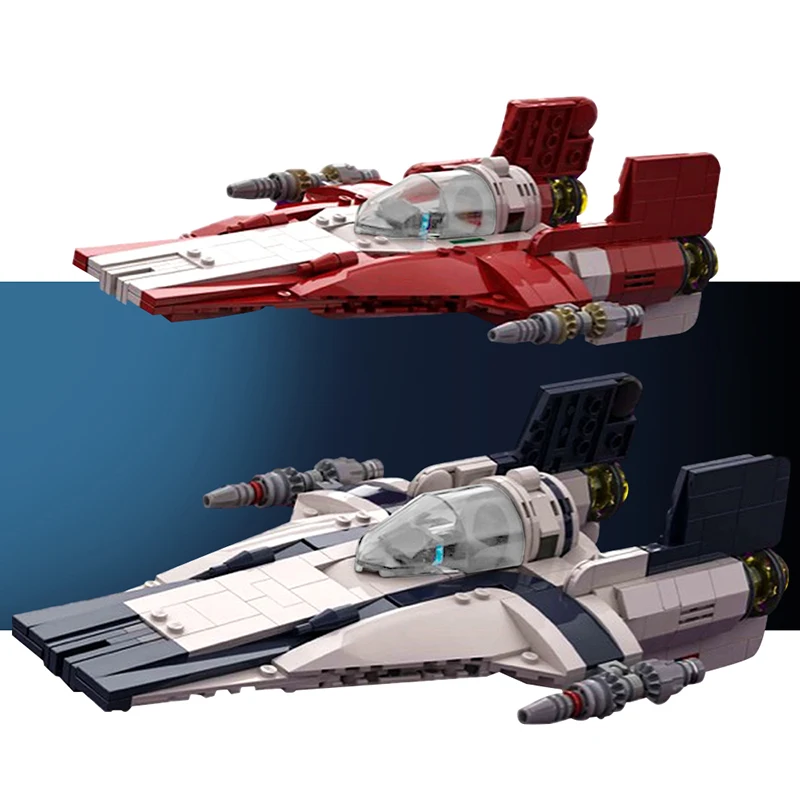 MOC Star Toys A Wing Starfighter Building Block Sets Space War Fighter Building Assembly Model Toys for Children Birthday Gifts