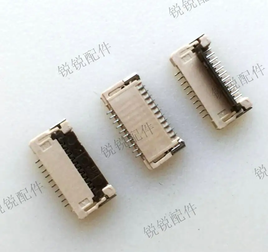 Fro FPC socket FFC connector 21P pitch 0.6MM clamshell H1.32 flexible cable socket
