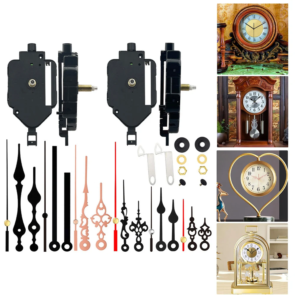 

21mm Long Shaft Wall Clock Accessories Clock Movement Clock Mechanism Brass Washers Clock Repair Kit Metal Clock Hands