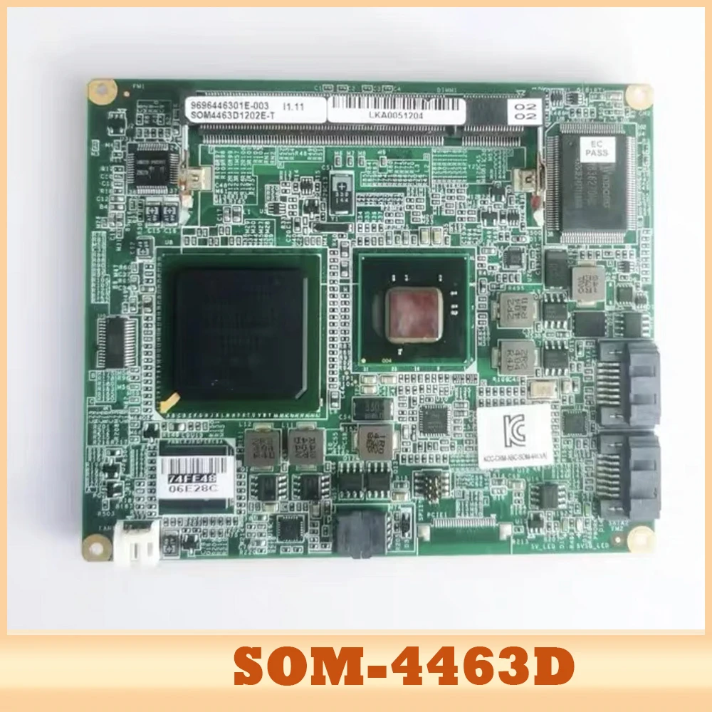 SOM-4463 For Advantech Industrial Board ATOM D525 ETX Medical Equi-pment Motherboard SOM-4463D