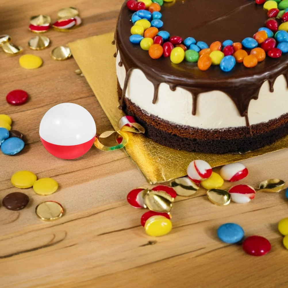 

40Pcs Multi-Function Empty Ball 50Mm Plastic Capsule Containers Round Fillable for Gumball Machine Party Surprise Storage