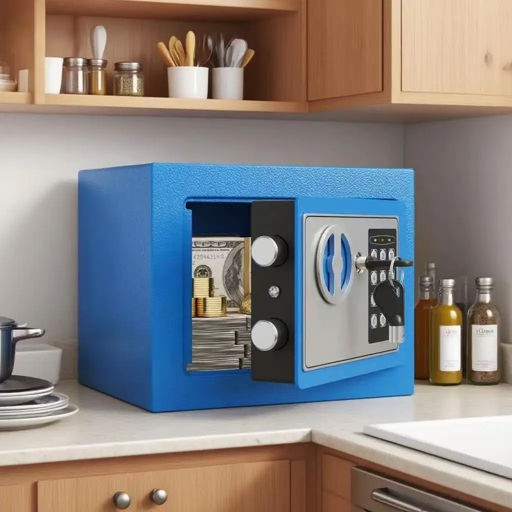 Salvadanaio con password - Salvadanaio per adulti - Cassaforte con password - Vault per monete - Cassaforte per depositi e ritiro - Scatola portaoggetti con password