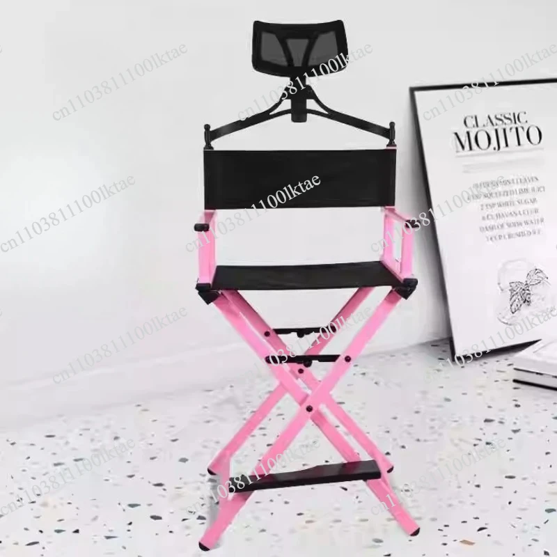 Outdoor Aluminum Folding Chair Professional Makeup Stool for Studio Photography Director Seat Portable Compact Camping Chairs