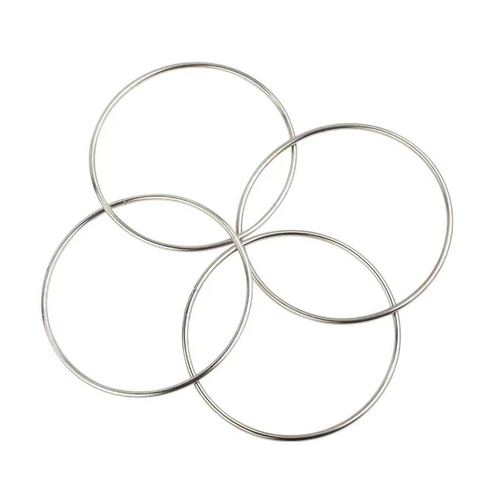 4pcs Magic Toy Metal Rings Classic Linking Iron Hoops Fun Magic Trick Playing Props Toys Tools close-up magic tools supplies