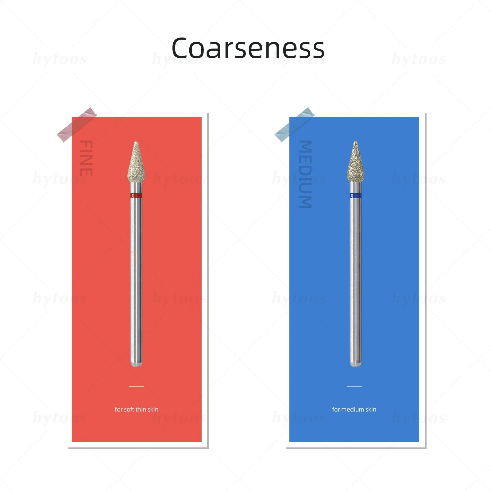 HYTOOS 芽キューティクルネイルドリルビットプロフェッショナルダイヤモンドロシアネイルビット安全爪下角質クリーナー前処理ツール