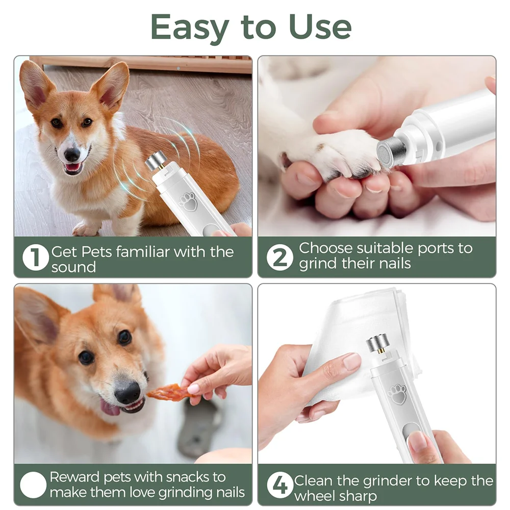 Penggiling Kuku Anjing USB Rec - Pet Nail Grinder ulasan dan harga