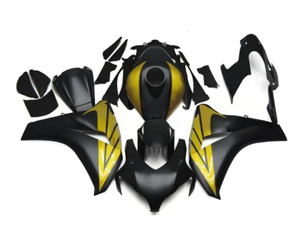 4Gifts New ABS Motorcycle Full Fairings Kit Fit For HONDA CBR1000RR 2008 2009 2010 2011 Bodywork Set Custom Black Golden